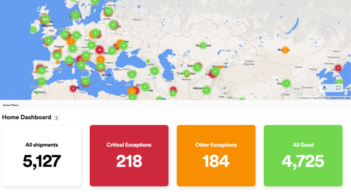 SortedREACT dashboard