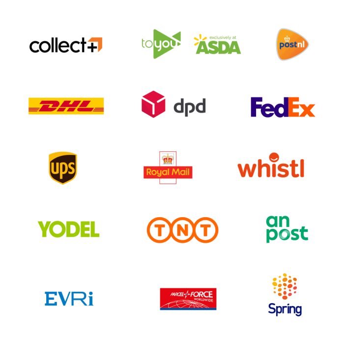 Carrier logos
